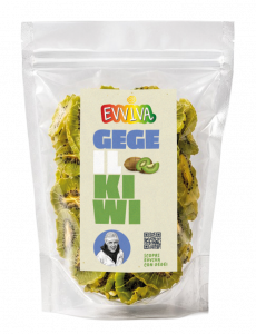 foto confezione kiwi disidratato Gege il kiwi - Evviva - coop Il Ramo
